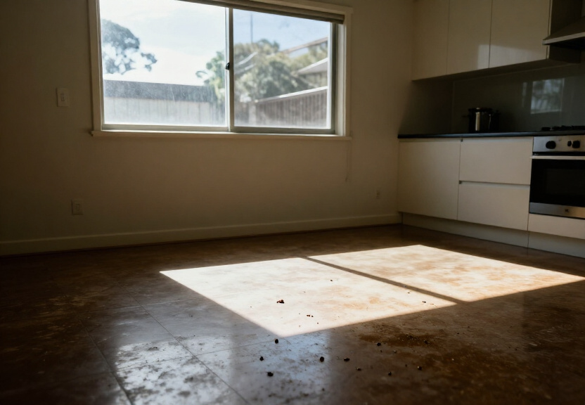 Rodent infestation in a Cartwright warehouse before treatment
